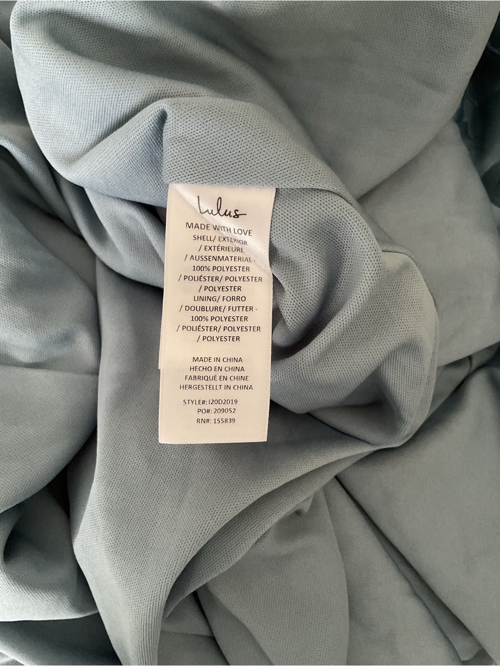 Lulus Garden Romance Dusty Blue Floral Burnout Strapless Maxi Dress NWT Large - Picture 11 of 13